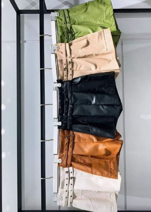 1032 SHORT ELISA COURO