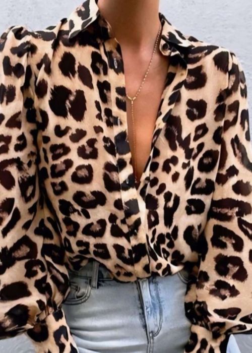 0976 CAMISA ANIMAL PRINT