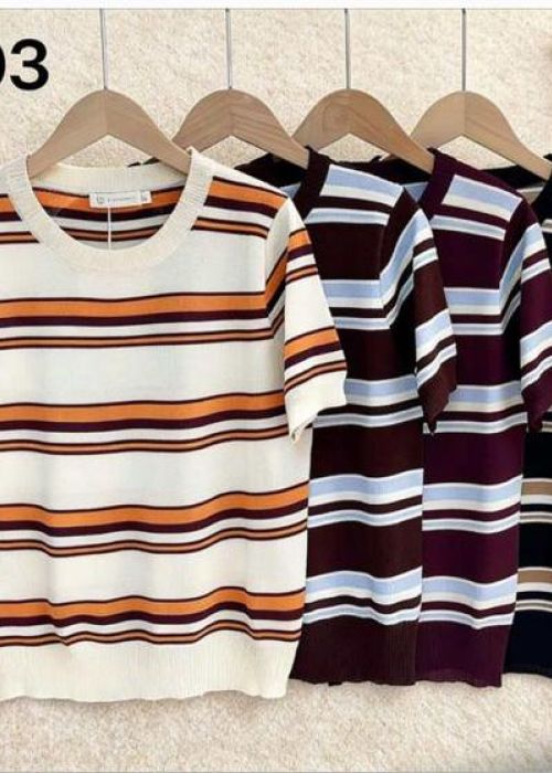 1790 BLUSA GOLA REDONDA LISTRA