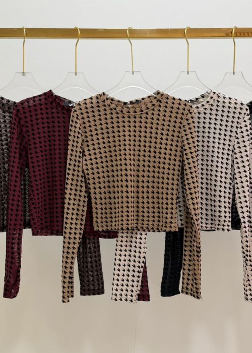 1843 BLUSA MANGA LONGA VEE