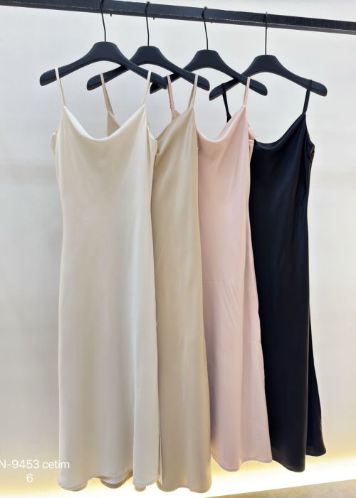 1367 VESTIDO CETIM CLÁSSICO